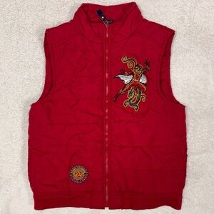 Power Ranger mystic ranger Red quilted  Adventure Vest for Kids boys 6/7